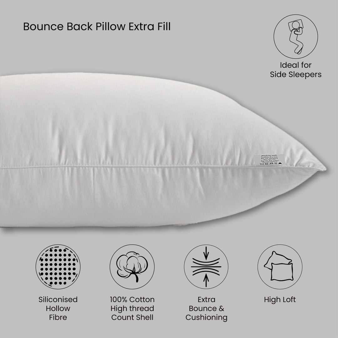 BOUNCE BACK PILLOW EXTRA FILL