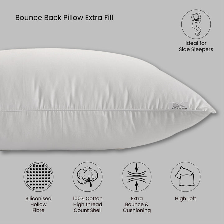 BOUNCE BACK PILLOW EXTRA FILL