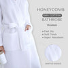 100% COTTON HONEY COMB BATH ROBE