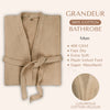 100% COTTON SUPER SOFT FINISH 400 GSM BATH ROBE